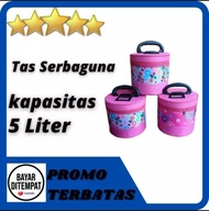 TENONG BERAS 5 LITER GERATIS ONGKIR TAS SERBAGUNA UNTUK WADAH BERAS IBU-IBU KONDANGAN/KOSMETIK