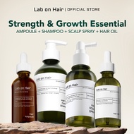 Lab On Hair 4in1 Shampoo + Hair Oil + Ampoule + Scalp Spray - Hair Care Essentials untuk Rambut Kuat