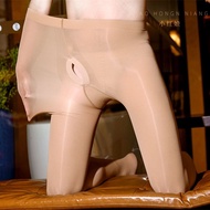 200斤慕斯面膜光腿丝滑神器 120D春秋加大码打底袜保暖连裤丝袜男100.00kg mousse mask light leg silky artifact20250820