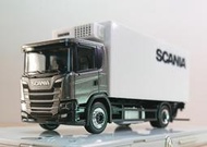 全新 SCANIA精品 1/87 SCANIA G280 廂型冷凍貨車（金屬灰）