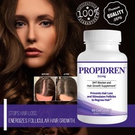 Pronexa Propidren by HairGenics, DHT Blocker with Saw Palmetto To Prevent Hair Loss, 60 Capsules