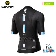 Áo đạp xe ngắn tay Monton Mondrian - Black