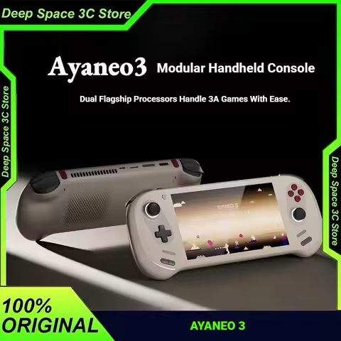New Ayaneo 3 Windows Gaming Handheld The World'S First Modular Amd Ai 9 Hx370 7-Inch High Refresh Ra