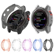 **包郵** [粉色][適用佳明Garmin epix Gen2] 透明錶殼 手錶半包tpu鏤空保護殼 手錶保護套 [平行進口] PC6135