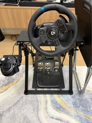 Logitech G923 軚盤連腳踏及波棍連賽車架