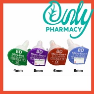 BD Microfine insulin needle ( 4mm / 5mm / 6mm / 8mm ) 1 piece Kencing Manis Jarum