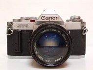 機身故障不過電 鏡頭正常 Canon av-1相機 + canon Lens FD 50mm F1.4 鏡頭 機身有生鏽