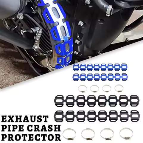 Exhaust Heat Shield Muffler Pipe Cover Guards For Honda TRANSALP 600 700 650 XLV VH/VJ/VK/VL/VP/VR/V