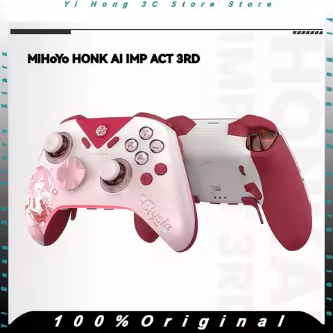 MiHoYo HONK AI IMPACT 3 Elysia Themed Elite Wireless Game Controller Force Feedback Gamepad For PC S