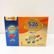 S-26 Gold Pro-C นมผง เอส-26 โกลด์ โปร-ซี สูตร 1 ขนาด 2750 กรัม (สูตรใหม่)