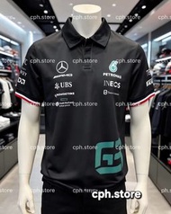 MERCEDES-AMG PETRONAS F1
TEAM 新品梅賽德斯賽車運動休閒速乾透氣短袖POLO衫