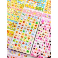 [in stock] Children's Toy Animal Head 3D Model3D Cartoon Cute Bubble Cotton Stickers Baby Kindergart