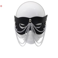 ® Style All-Match Eye Mask Nightclub Masquerade Tassel Mask Halloween Mask Sm Queen Leather Mask