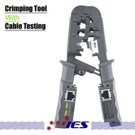 Rj45 Crimping Tool Pliers + Lan Cable Tester