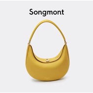 Songmont Crescent กระเป๋าสะพายไหล่ หนังวัวแท้ พร้อมกล่อง 77221118 MAT629 9.10v