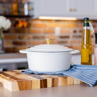 3QT Enamel Cast Iron Dutch Oven 22cm Pot Casserole Pot Stew Pot With lid For Baking Sourdough Bread