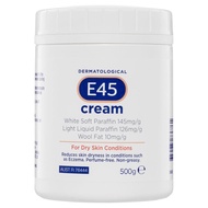E45 Moisturiser, Body, Face And Hand Cream For Dry, Flaky Skin, Suitable For Eczema, Dry Psoriasis, 