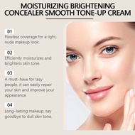 Krim Penyamar Pelembap Hoygi, Menutupi Kebocoran, Krim Alas Mekar Mencerahkan Mekap Mekap Mencerahka