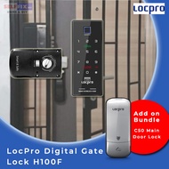 LocPro C50 Digital Door Lock + H100F Gate Lock Bundle (Free Site Inspection)