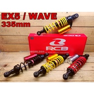 RCB ABSORBER 335MM MB2 RACING EX5 WAVE EX5Fi GBO C70 RXZ W125 DASH110/125 W100R  WAVE125 W125S ULTIM