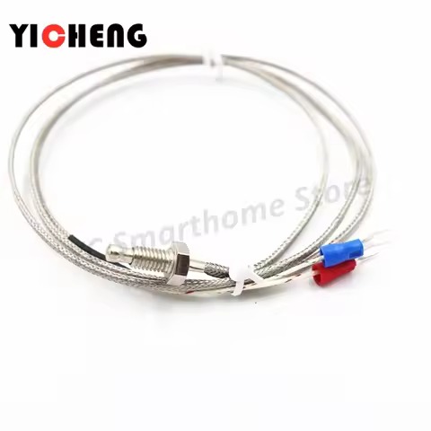 1 M / 2 M / K / E screw type M6 / M8 thermocouple control screw probe temperature controller 0-400C/
