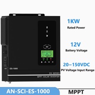 1KW/1.5KW Hybrid Solar Inverter 12V/24V Solar Inverter MPPT Hybrid off Grid Inverter PV Input 20Vdc-