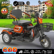 RydoEbike🌟100% Siap Pasang 3 Roda Basikal elektrik Electric Bicycle E-Bike utk orang dewasa electric