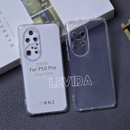 Case Huawei P50 Huawei P50 Pro Premium Softcase Clear 2.0mm Case Bening Huawei P50 Huawei P50 Pro