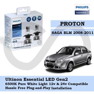 Philips New Ultinon Essential LED Bulb Gen2 6500K H4 Set for Proton SAGA BLM 2008-2011