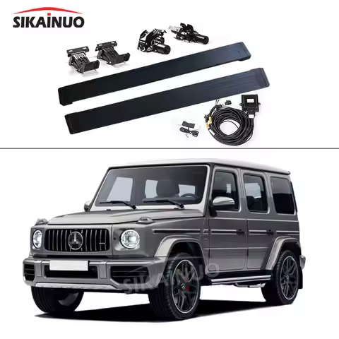G Wagen Electric Side Steps Aluminum Power Running Board Automatic For Mercedes G Class W463 W464 W4