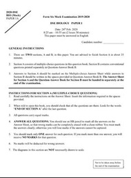 SPCC 聖保羅男女中學 Biology Mock 19-24年 Google Drive