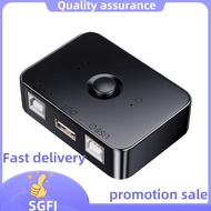 USB Printer Sharer Device 2 Ports USB2.0 Selector Printer Sharing Peripheral for Printer USB Splitte