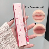 Kakashow Lip Liner Pen Double-Ended Matte Long-Lasting Color Lip Shaping Foggy Sensation Beginner-Fr