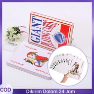 1set Jumbo Poker Cards Poker Holdem Poker Big Pattern Clear Fine Cut Poker Extra Large Card Game