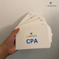 Certified Public Accountant (CPA) Flash Cards | CPALE | Board Exam | School | Reviewer