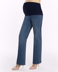 Nitan (นิทาน) กางเกงยีนส์คนท้อง กางเกงพยุงครรภ์ ช่วยลดอาการหน่วงท้อง รุ่น Jisoo Maternity Jeans