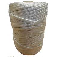 6MM X 200 METER PP MULTIFILAMENT 16 STRANDS BRAIDED ROPE WHITE