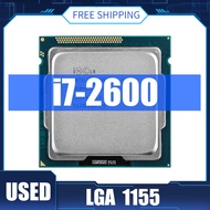 ใช้เกือบใหม่เดิม Intel คอร์ I7 2600 3.4GHz สี่คอร์ CPU 8MB 5GT /S SR00B 3.4Ghz 95W LGA 1155 I7-2600 CPU พีซีตั้งโต๊ะ