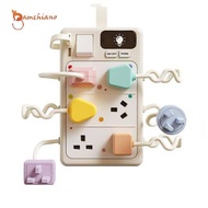 gamchiano Toy Developmental Toy   Interactive Sensory Plug Outlet for Preschoolers