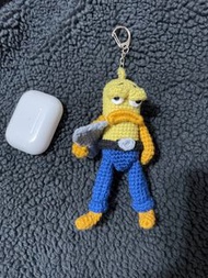 DIY 勾織公仔 海綿寶寶 鎖匙扣