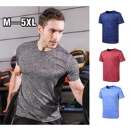 SALE BUY 1 FREE 1 - Baju sukan gym 3 warna / Men T-shirt casual sports quick dry T-shirt round neck 
