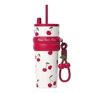 STAR+ แก้วน้ำสแตนเลส 316 เคลือบเซรามิก ขนาด 710 มล. มีหลอดดูด พับเก็บได้ มีที่เก็บฝาหลอด Starplus