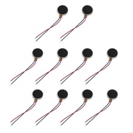 Mini Vibration Motor DC1.5-3.7V Flat Coin Button-Type Vibrating Motor 10000rpm Adhesive Vibration Mo