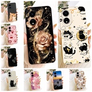 Honor Play 40C WOD-LX2 Casing Honor X5 Plus Cover Fashion Cartoon Cute Funny Painted Silicone Case W