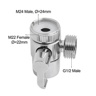 【LADYFT】Brass  Diverter Valve 3-Way Diverter Valve Sink  Splitter Bathroom