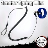 Anti-Hilang Wayar Spring 3 METER Spring Wire Grip Joran Pancing / Playar Mancing Anti Lost Fumble St