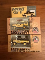 BMC Mini GT Land Rover Range Rover Camel Trophy 模型車