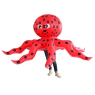 (JONP) Adult Octopus Inflatable Costume Anime Suit Dress Halloween Cosplay Costumes for Man Woman Bo