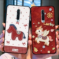 Case for Oppo Reno - Reno 2 - Reno 2F Lucky Horse Pattern, Lucky Horse 2026