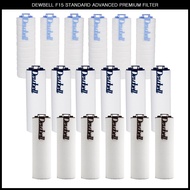 DEWBELL F15 Water Filter Refill Shower Washing Machine Sink Removes Rust Chlorine Bacteria